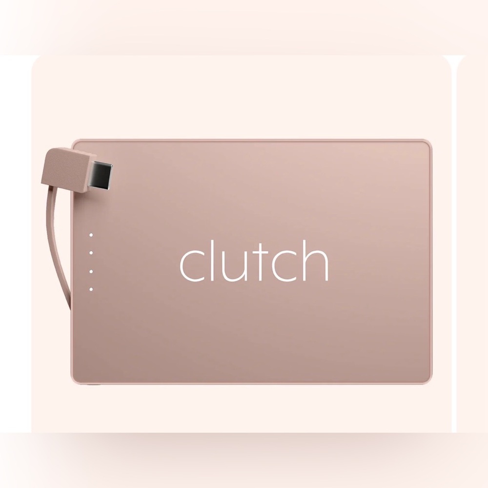 Pink Clutch Portable Charger